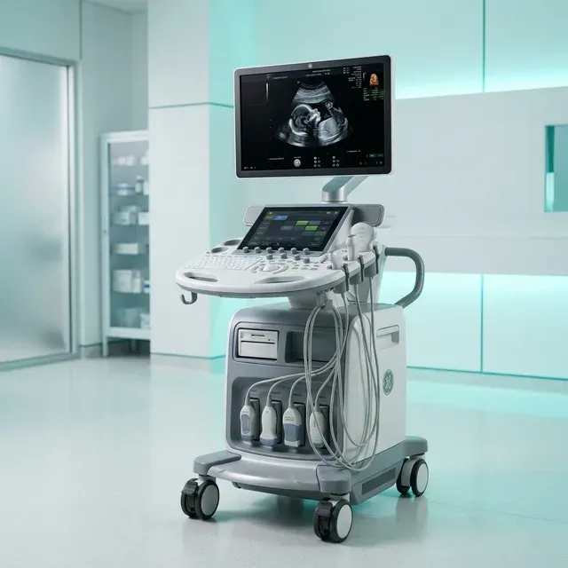 Machine d'échographie haute résolution au Centre de Radiologie Bab Doukkala Marrakech